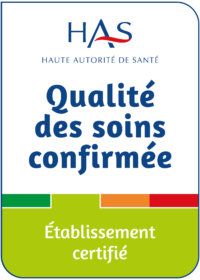 Macaron HAS vert - Etablissement certifié